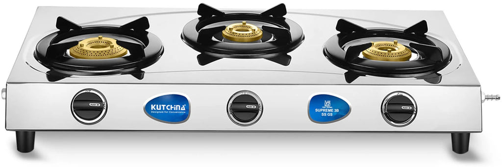 STAINLESS STELL GAS STOVE SUPREME 3B SS GS