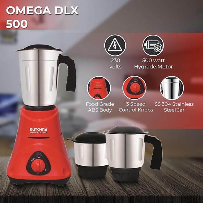 MIXER GRINDER OMEGA DLX 500 W