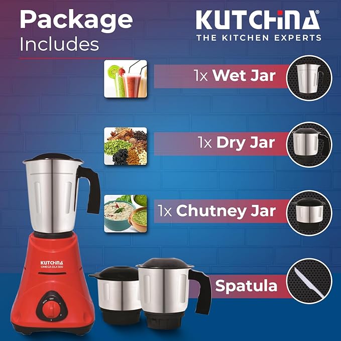 MIXER GRINDER OMEGA DLX 500 W