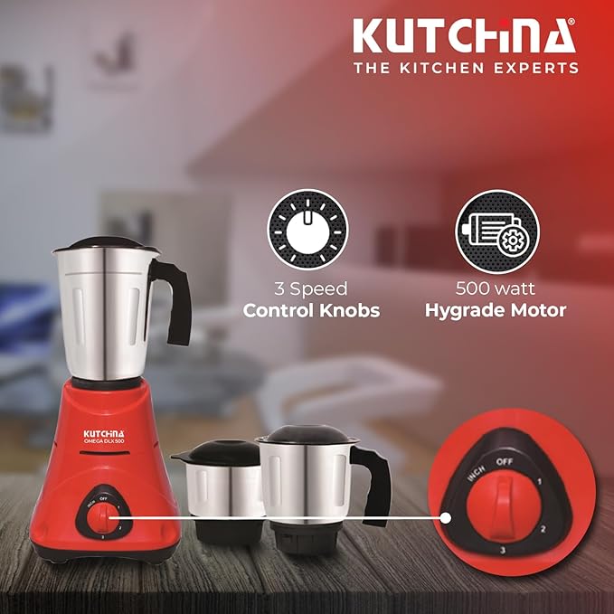 MIXER GRINDER OMEGA DLX 500 W