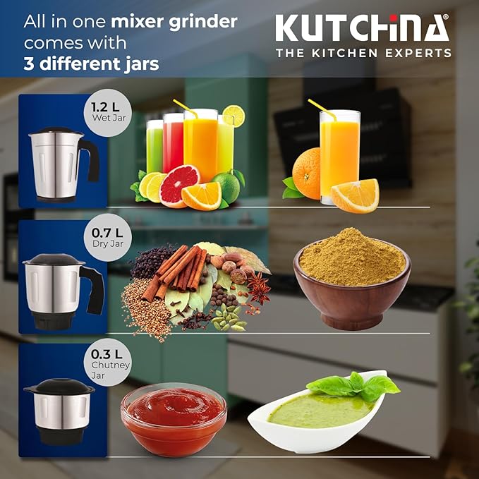 MIXER GRINDER OMEGA DLX 500 W