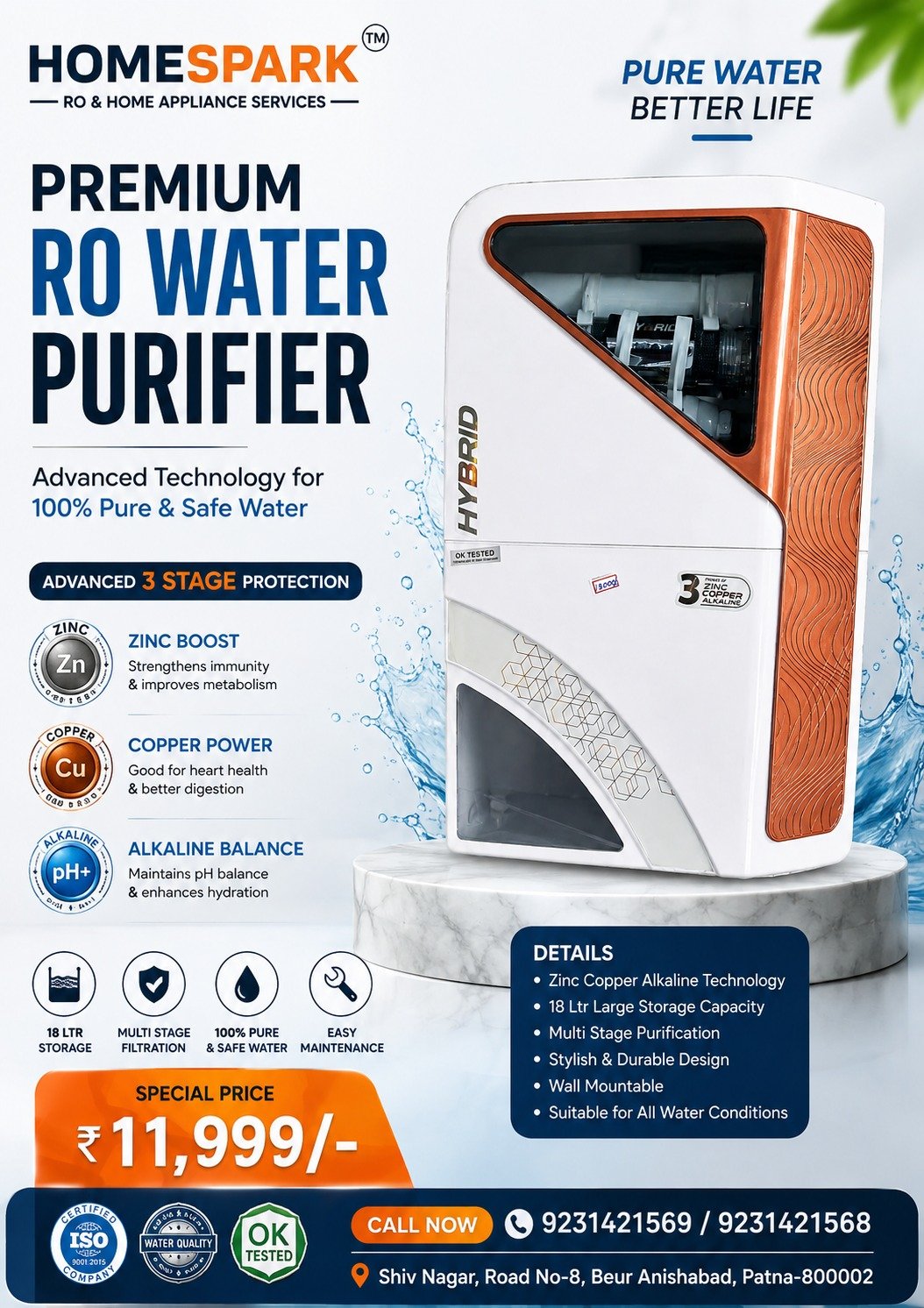 HOMESPARK WATER PURIFIER